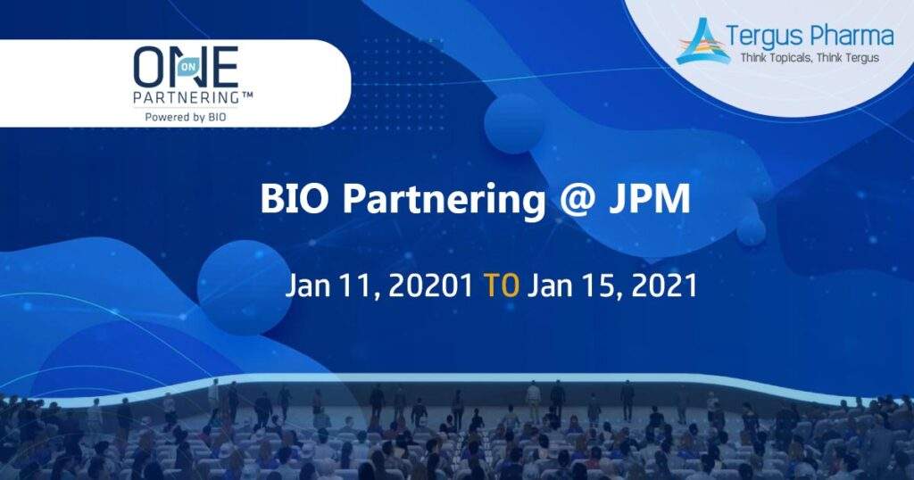 BIO Partnering at JPM Tergus Pharma Topical Pharmaceutical CDMO